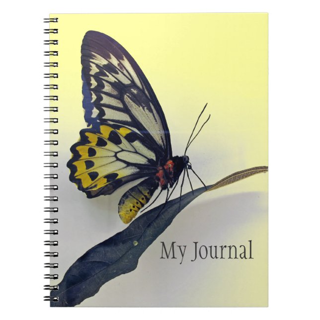 Butterfly Spiral-Bound Journal Notebook (Front)