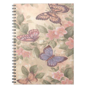 Butterfly Spiral Notebook