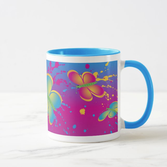 Butterfly Splash Mug (Right)