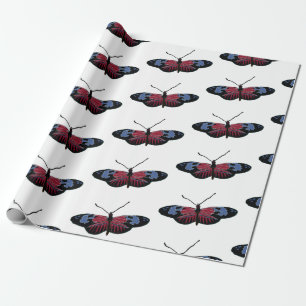 Butterfly Spring Art Wrapping Paper
