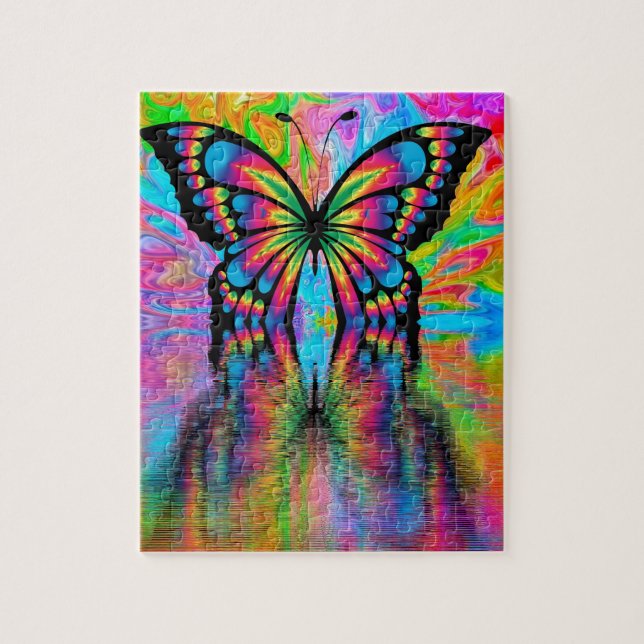 Butterfly spring jigsaw puzzle (Vertical)