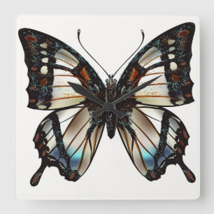 Butterfly Square Wall Clock