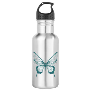 Butterfly Stainless Steel Water Bottle