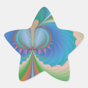 Butterfly Star Sticker
