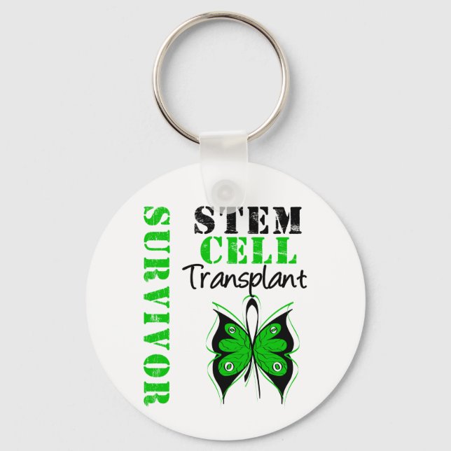 Butterfly - Stem Cell Transplant Survivor Key Ring (Front)