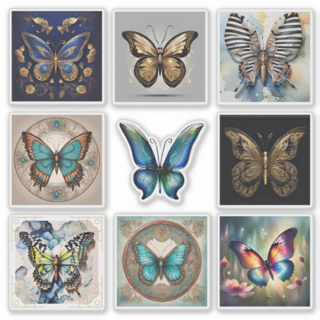 Butterfly Sticker Collection (Front)