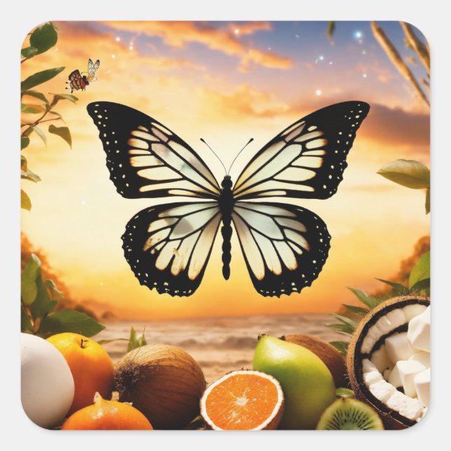 Butterfly stickers design  (Front)