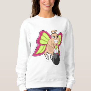 Butterfly Strength training Dumbbell Sweatshirt