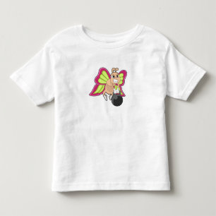 Butterfly Strength training Dumbbell Toddler T-Shirt
