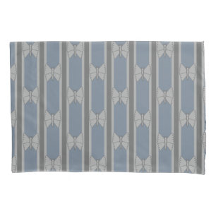Butterfly Striped Pillowcase