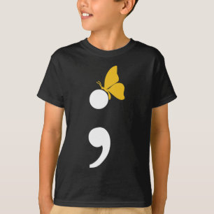Butterfly Suicide Depression Prevention  T-Shirt