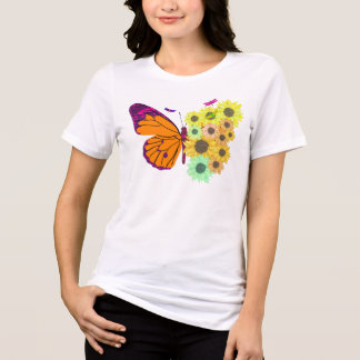 Butterfly & Sunflower Garden Shirt