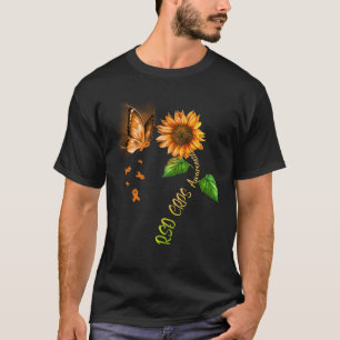 Butterfly Sunflower RSD CRPS Awareness T-Shirt