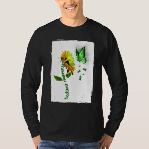 Butterfly Sunflower Scoliosis Awareness For Men Wo T-Shirt