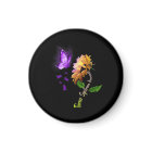 Butterfly Sunflower Turner Syndrome Awareness 