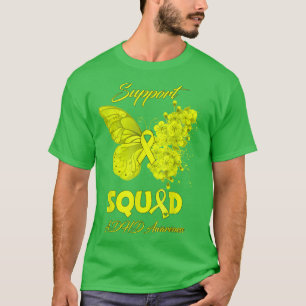 Butterfly Support Squad ADHD Awareness T-Shirt