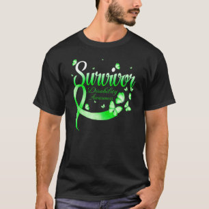 Butterfly Survivor Disability Awareness T-Shirt