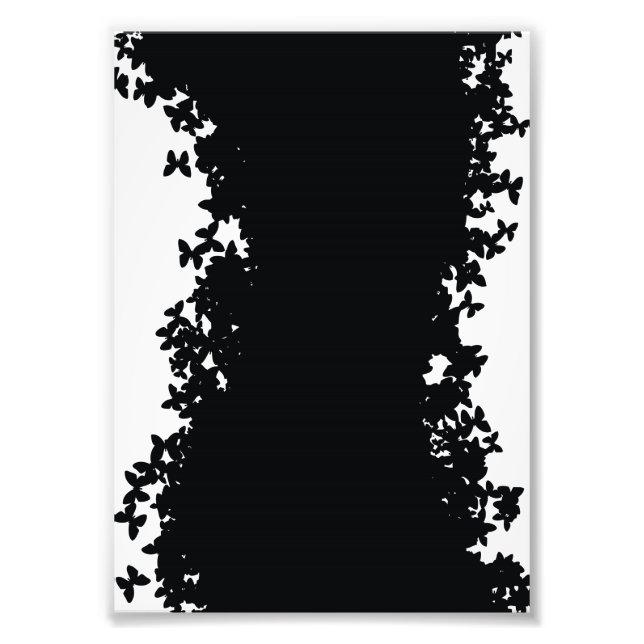Butterfly Swarm Pattern Photo Print (Front)