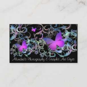 Butterfly Swirl Business Card