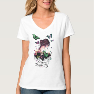 Butterfly T-Shirt   Whimsical Fairycore Coquette A