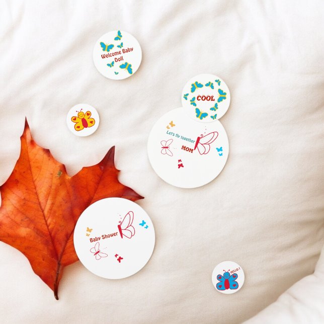 Butterfly Table Confetti (butterfly cartoon party confetti,kids birthday party,baby shower,graduation,night party, throw fun)