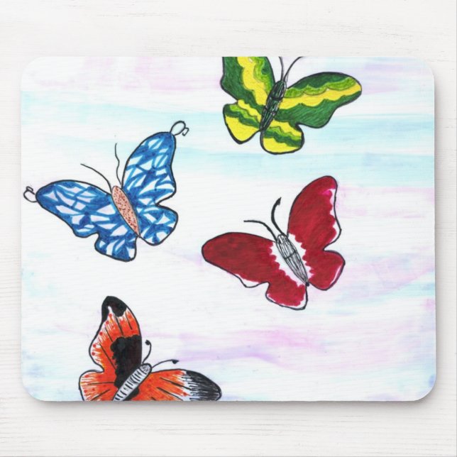 "Butterfly Tag" Mousepad (Front)