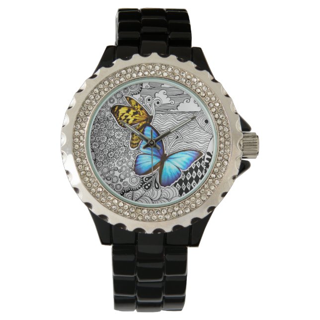 Butterfly Tangle Wrist Watch (Front)
