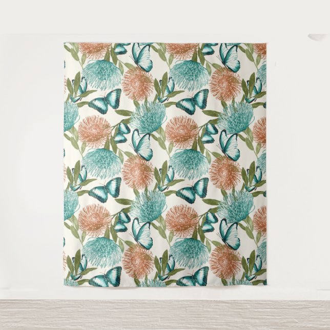 Butterfly Tapestry Blanket (Front)