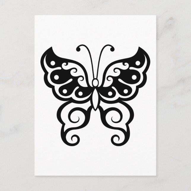 Butterfly Tattoo Postcard (Front)