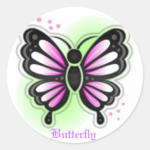 Butterfly Tattoo Sticker