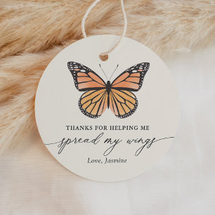 Butterfly Teacher Appreciation Favour Tags