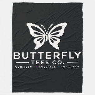 Butterfly Tees Co. 0047688-WTL6 Fleece Blanket