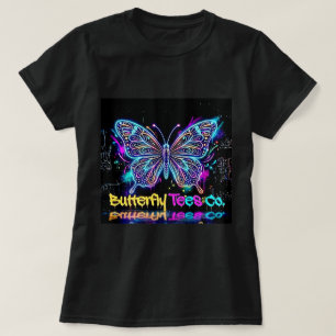 Butterfly Tees Co. Neon Butterfly Shirt 0047790