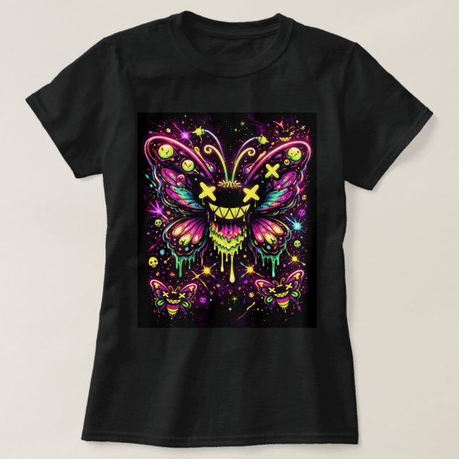 Butterfly Tees Co. Weird Butterfly 0047774 (Design Front)