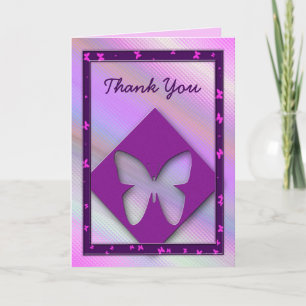 Butterfly Thank You Card