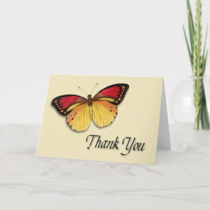 Butterfly Thank You Card