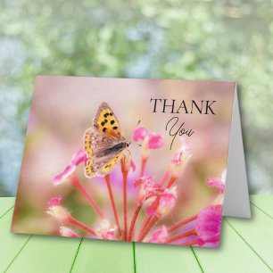 Butterfly Thank You Card