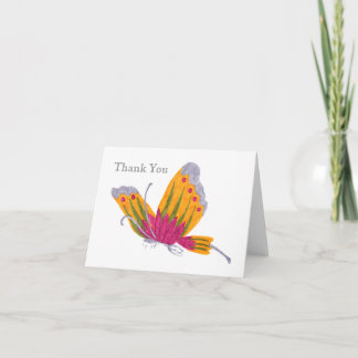 Butterfly Thank You Card