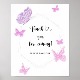 Butterfly \ Thank you for coming  Poster
