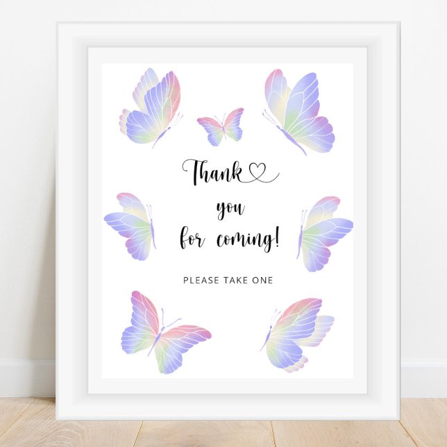Butterfly \ Thank you for coming  Poster (Creator Uploaded)