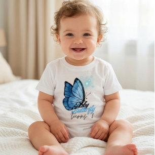 Butterfly theme 1st birthday t-shirt