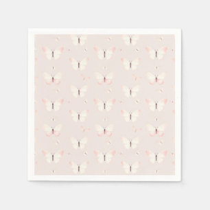 Butterfly Theme Birthday Napkin