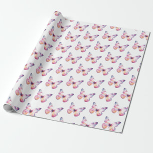 Butterfly Themed Wrapping Paper