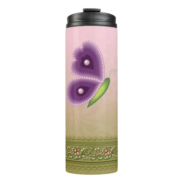 Butterfly -Thermal Tumbler (Front)