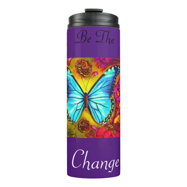 Butterfly Thermal Tumbler (Front)