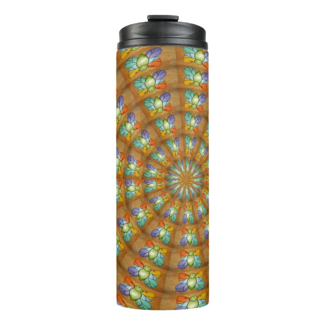Butterfly Thermal Tumbler (Front)