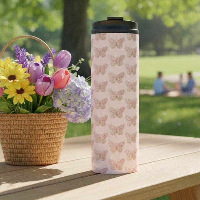 Butterfly Thermal Tumbler (Creator Uploaded)