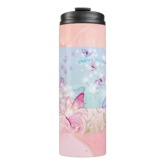 Butterfly Thermal Tumbler (Front)