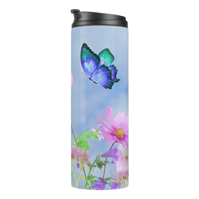 Butterfly Thermal Tumbler (Rotated Right)