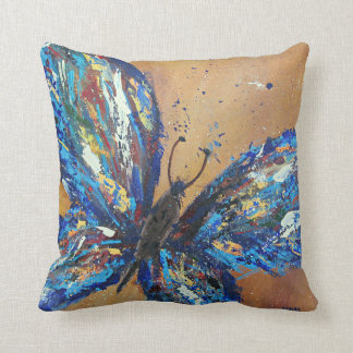 Butterfly throw pillow